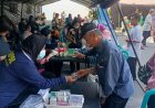 Polresta Malang Kota Gelar Bakkes, 200 Warga Ikuti Cek Kesehatan Gratis di Hari Bhayangkara ke - 80