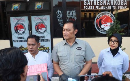Polres Pelabuhan Tanjung Perak Amankan Residivis Pengedar Narkoba Sita 89,81 Gram Sabu