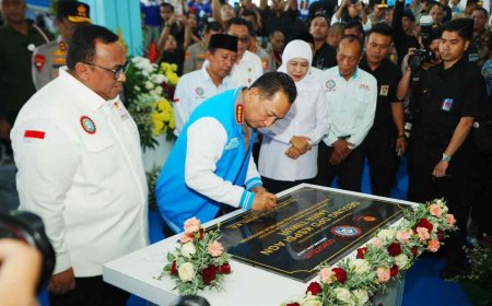 Kapolri Resmikan Gedung KSPSI AGN Jawa Timur