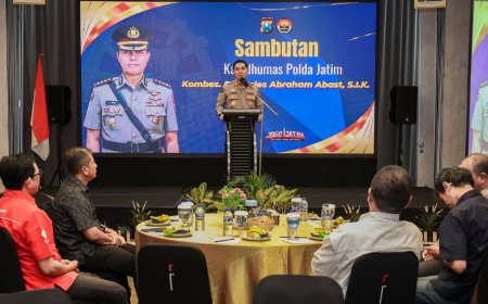 Ngopi Bareng Awak Media, Polda Jatim Perkuat Kemitraan dan Komunikasi