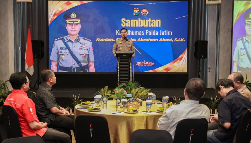 Ngopi Bareng Awak Media, Polda Jatim Perkuat Kemitraan dan Komunikasi